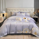 Jogo de Cama 4pcs SedaFloratta™ -  100% Algodão Egípcio, Maciez que Floresce! 600 Fios.
