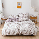 Jogo de Cama Marble Dreams - Edredom + Fronhas /  Deixe seu quarto parecer com um palácio com o jogo de cama Marble Dreams