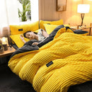 Jogo Completo de Roupas de Cama em Veludo Home™