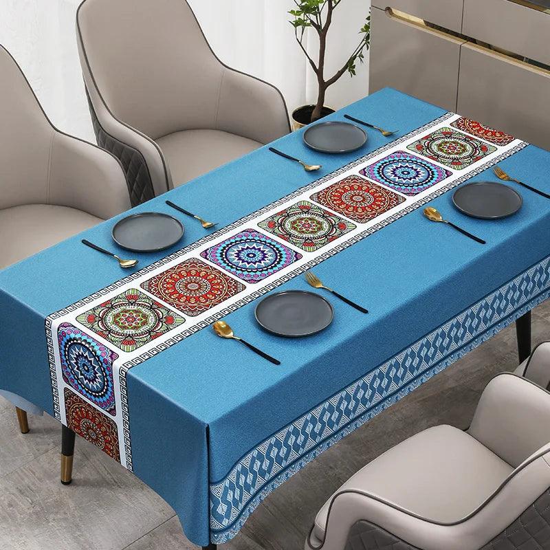 Toalha de Mesa Califórnia™ Decor / Beleza e Proteção Impermeável para o seu Lar!