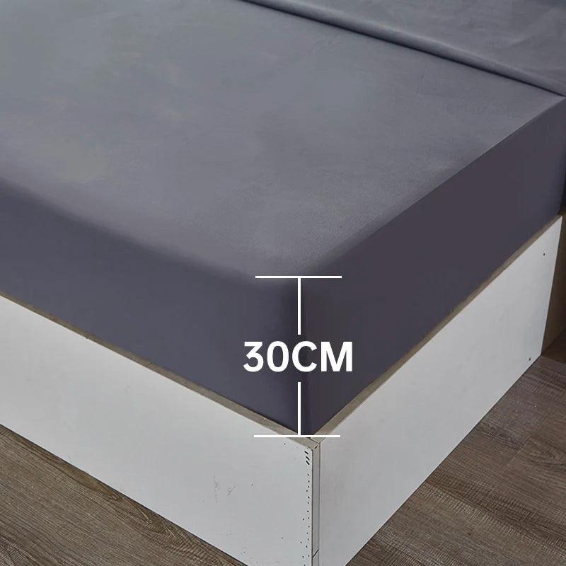 Jogo de Cama SleepGuardian 4Pcs / Conforto Impermeável e Elegância em Quatro Peças para Noites Tranquilas!