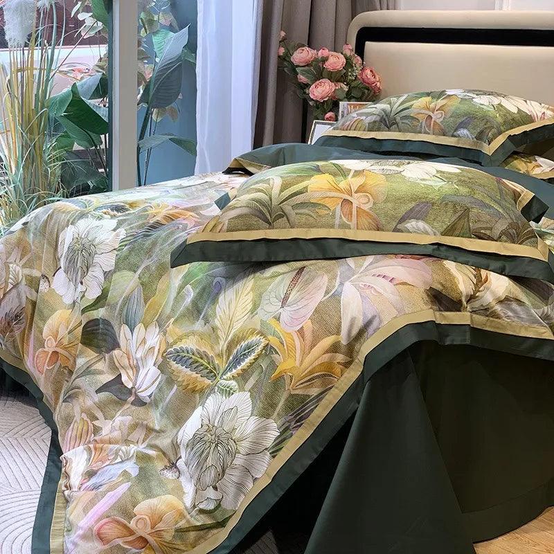 Jogo de Cama Gaia em Algodão Egípcio - Conforto Supremo e Elegância em Tons Terrosos!