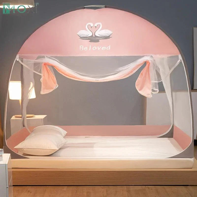 Mosquiteiro Santorini™ Luxo Suave / O Refúgio Premium e Respirável que Você Precisa!