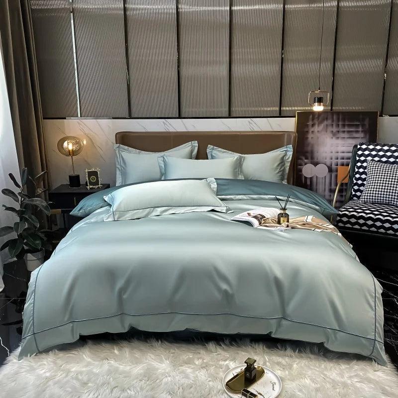 Jogo de Cama DreamLux™  Em Algodão Egípcio 600 Fios