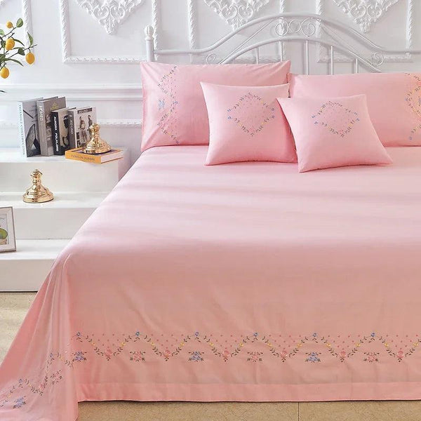 Jogo de Cama Flor de Majestade™ 3 Peças em Algodão / Sofisticação & Conforto para Seu Quarto!