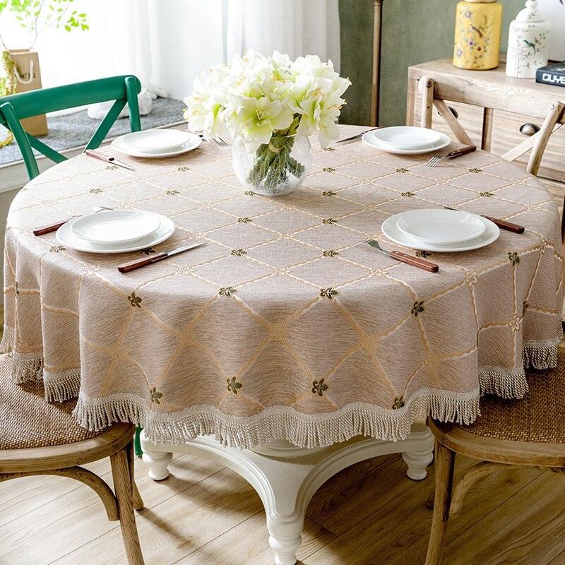 Toalha de Mesa Elegance a Prova d'água e Óleo feita em Algodão e Linho