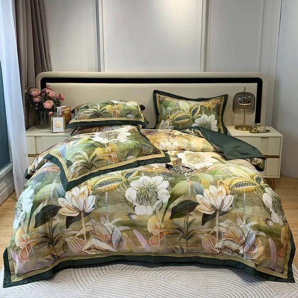 Jogo de Cama Gaia em Algodão Egípcio - Conforto Supremo e Elegância em Tons Terrosos!