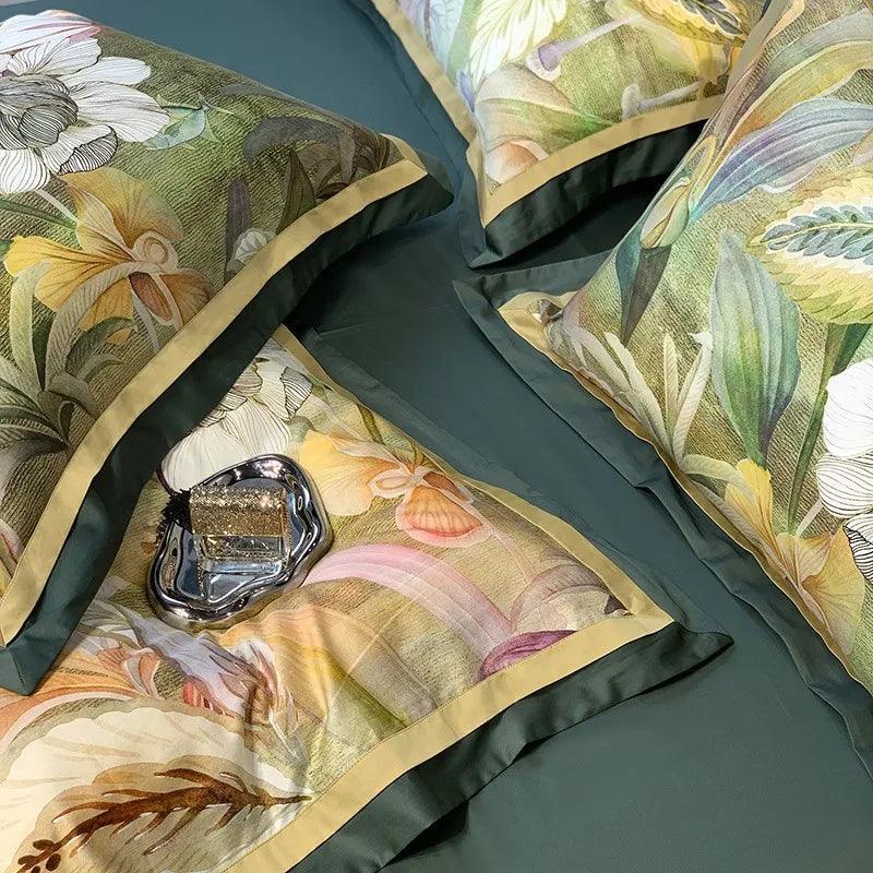 Jogo de Cama Gaia em Algodão Egípcio - Conforto Supremo e Elegância em Tons Terrosos!