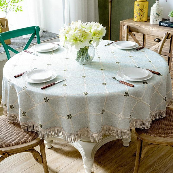 Toalha de Mesa Elegance a Prova d'água e Óleo feita em Algodão e Linho
