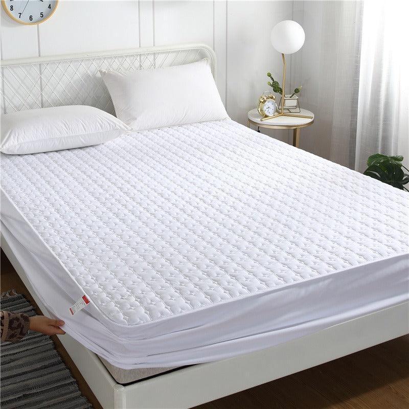 Jogo de Lençol e Fronhas Deluxe™ em Microfibra e Algodão / Conforto Impecável e Proteção Completa para Suas Noites de Sono!