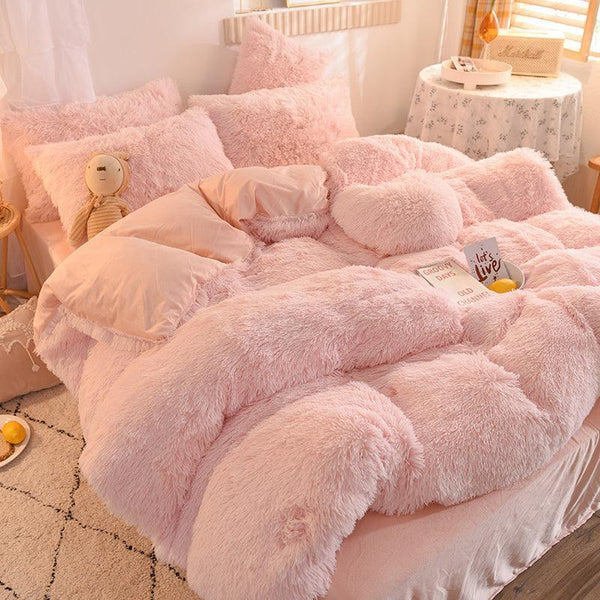 Roupas de Cama em Pelúcia Enjoy Life™ - Ultra Confort com 4 Peças